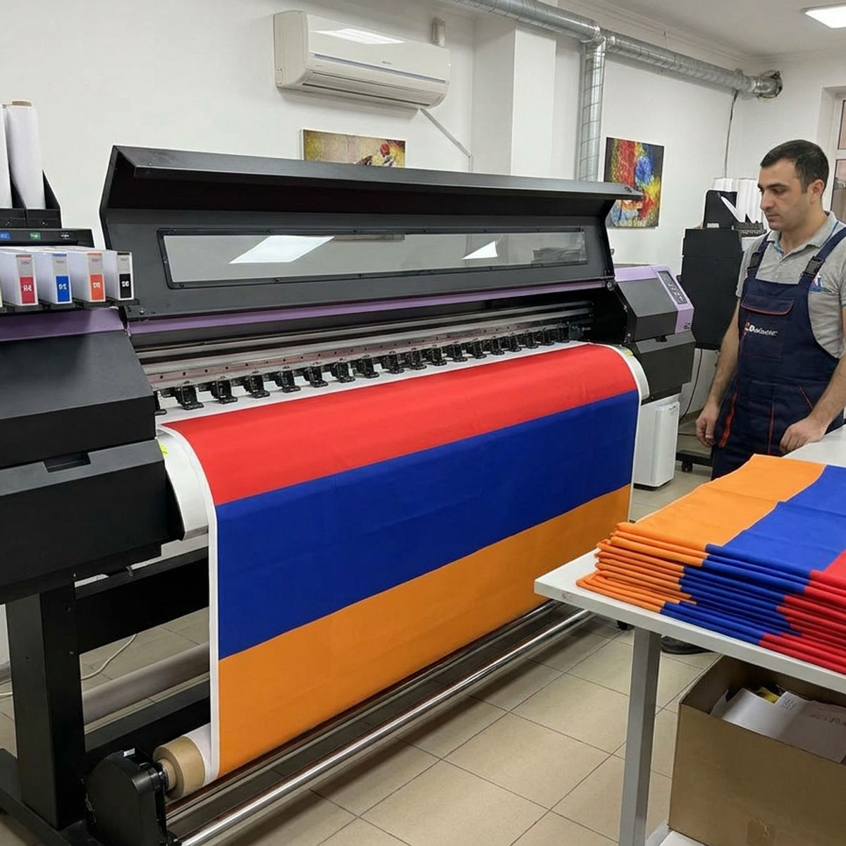 Դրոշների տպագրություն